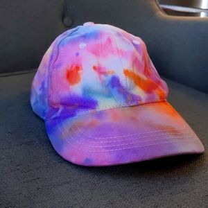 Tie dye baseball hat
